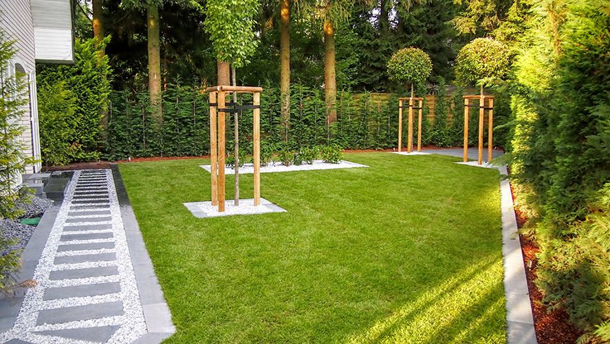 Linien-Garten – Perspektive