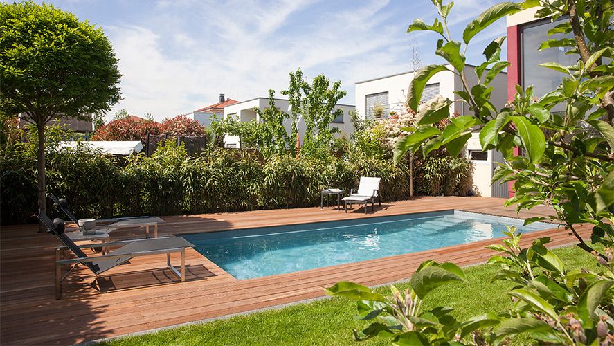 Pool-Garten – Gesamtansicht